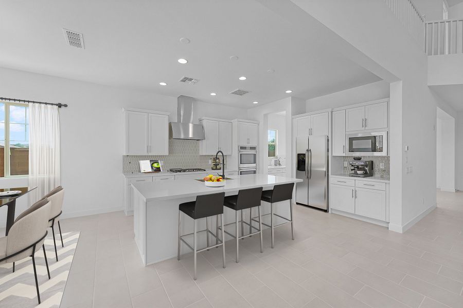 Furnished interior view inside a new home in Ellsworth Ranch, Queen Creek (Image 4).