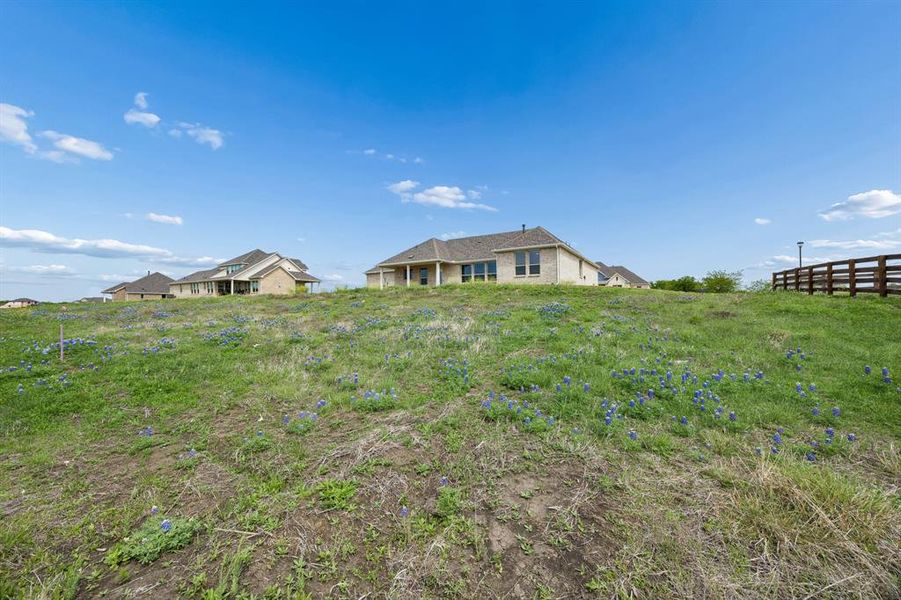 Exterior details and patio area of a home in Ellis Ranch Estates, Waxahachie (Image 4).