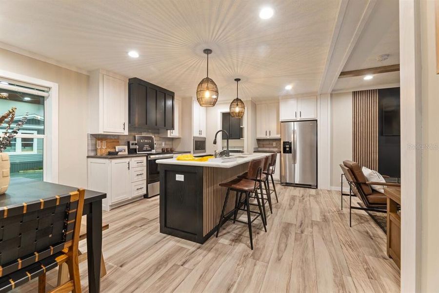 Furnished interior view inside a new home in , Okeechobee (Image 7).