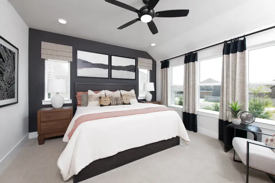 Representative furnished interior of a home built from the Chicory by Tri Pointe Homes in The Retreat at Harvest, Argyle (Image 7).