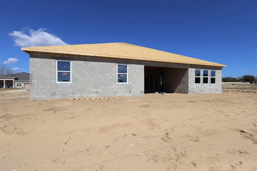 Exterior details and patio area of a home in Wolf Lake Ranch, Apopka (Image 3).