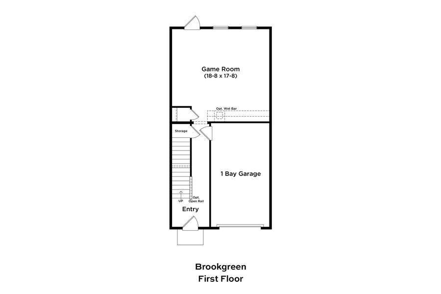 2D floor plan layout for the Brookgreen by DRB Homes in Seabreeze Crossing, Little River, SC (Image 20).