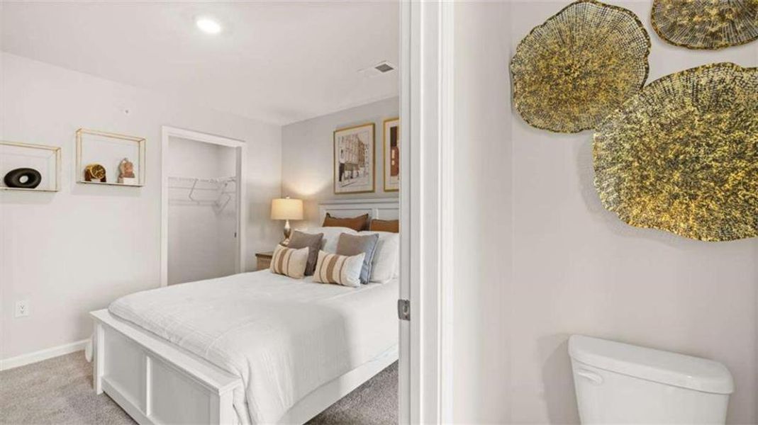 Furnished interior view inside a new home in Echo Glen, Stockbridge (Image 40). Furnished interior view inside a new home in Echo Glen, Stockbridge (Image 40).