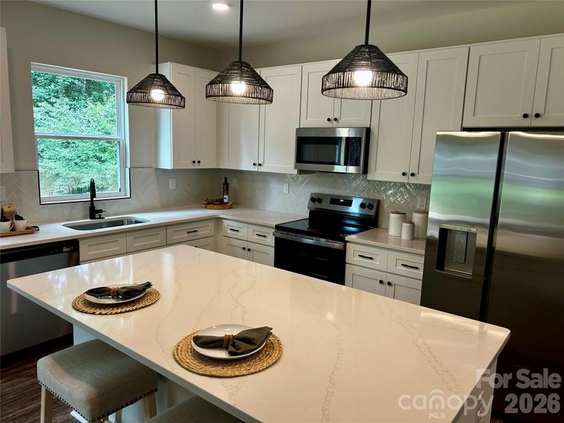 Furnished interior view inside a new home in , Charlotte (Image 6).