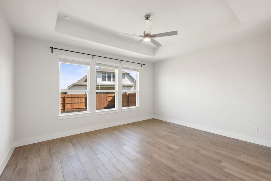 Spacious, unfurnished interior of a new home in Sweetwater, Austin (Image 24).