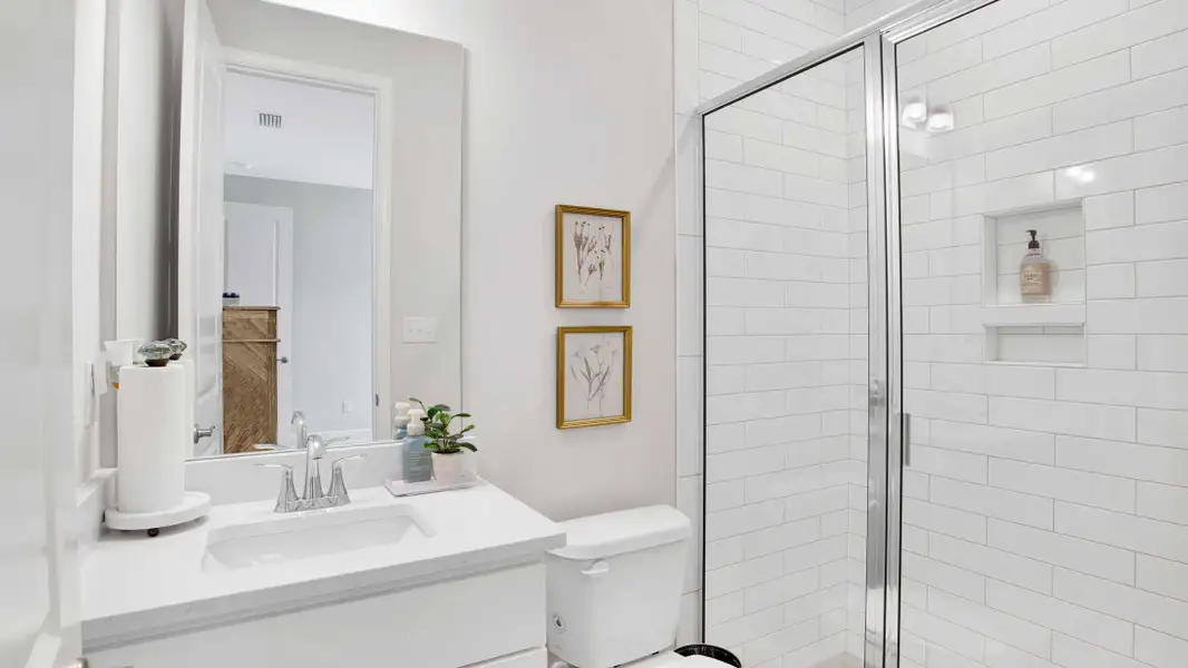 Furnished interior view inside a new home in Golden Gate, Naples (Image 31).