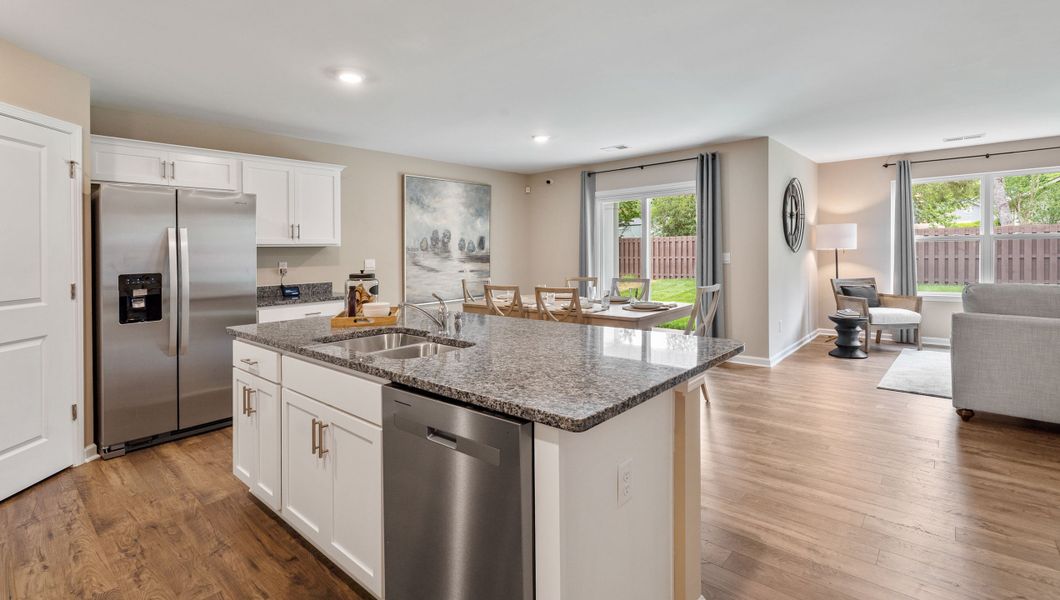 Furnished interior view inside a new home in Lightwood Cottages, Moore (Image 10).