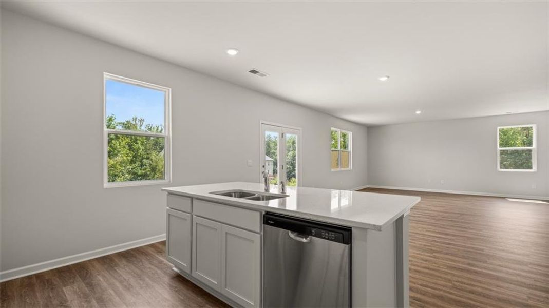 Furnished interior view inside a new home in Locust Grove Station - Cedar Ridge, Locust Grove (Image 8).