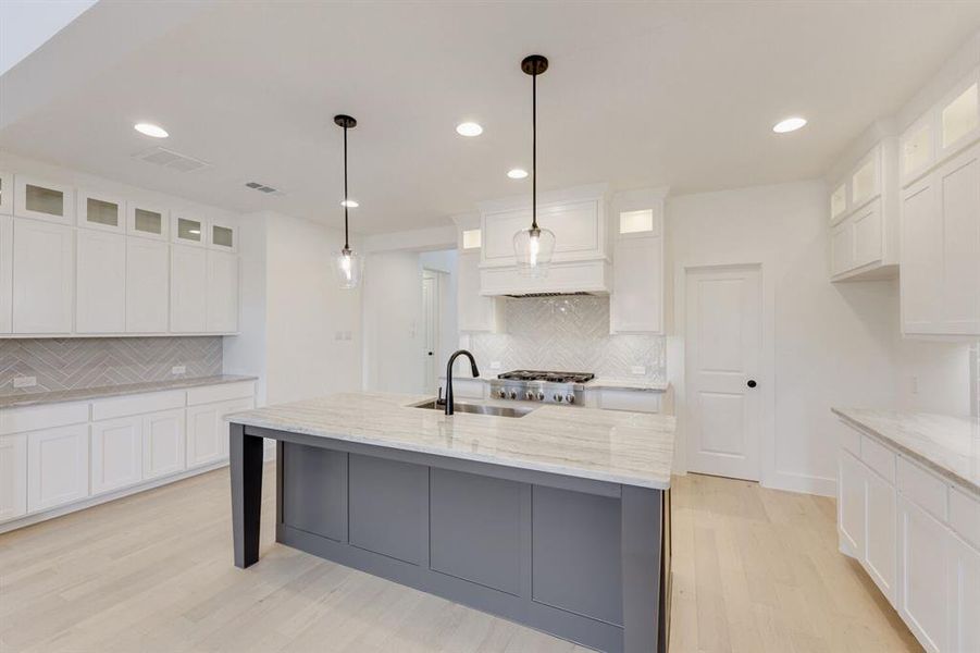 Furnished interior view inside a new home in BridgeWater, Midlothian (Image 6).