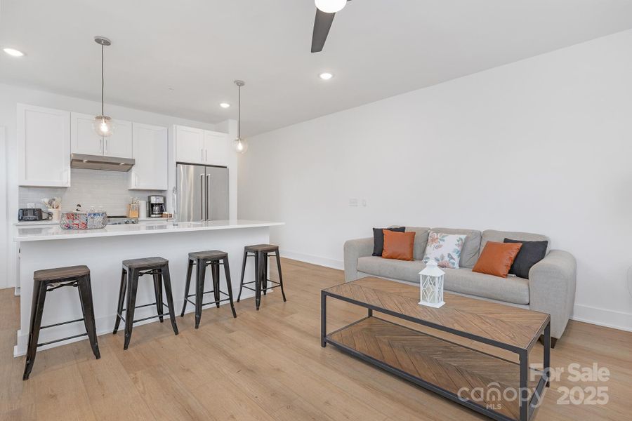 Furnished interior view inside a new home in , Charlotte (Image 10).