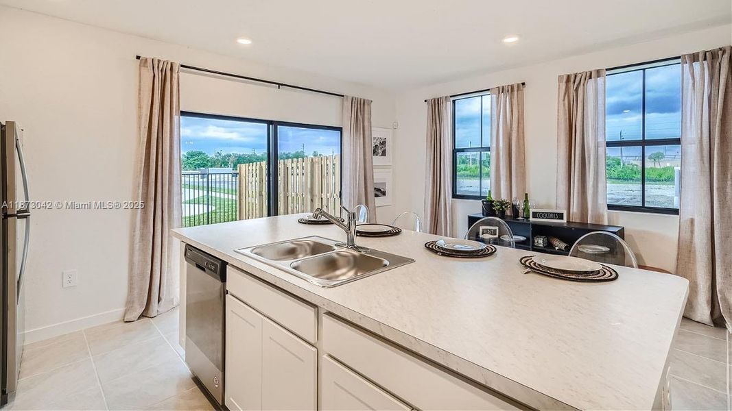 Furnished interior view inside a new home in Palm Cay, Florida City (Image 8).