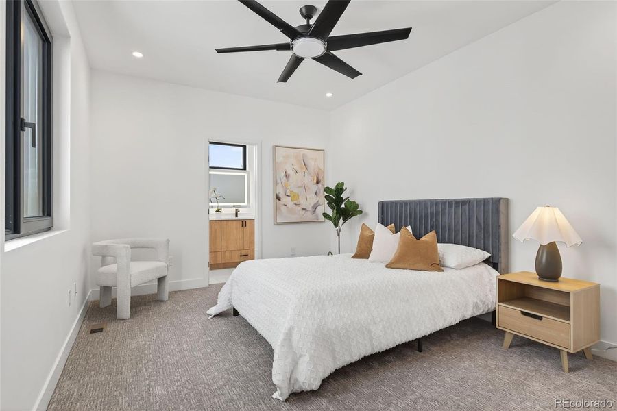 Furnished interior view inside a new home in , Denver (Image 6).