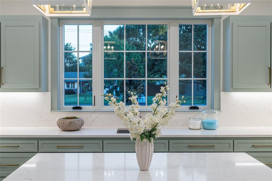 Close-up of interior finishes inside a home in , Dallas (Image 31).