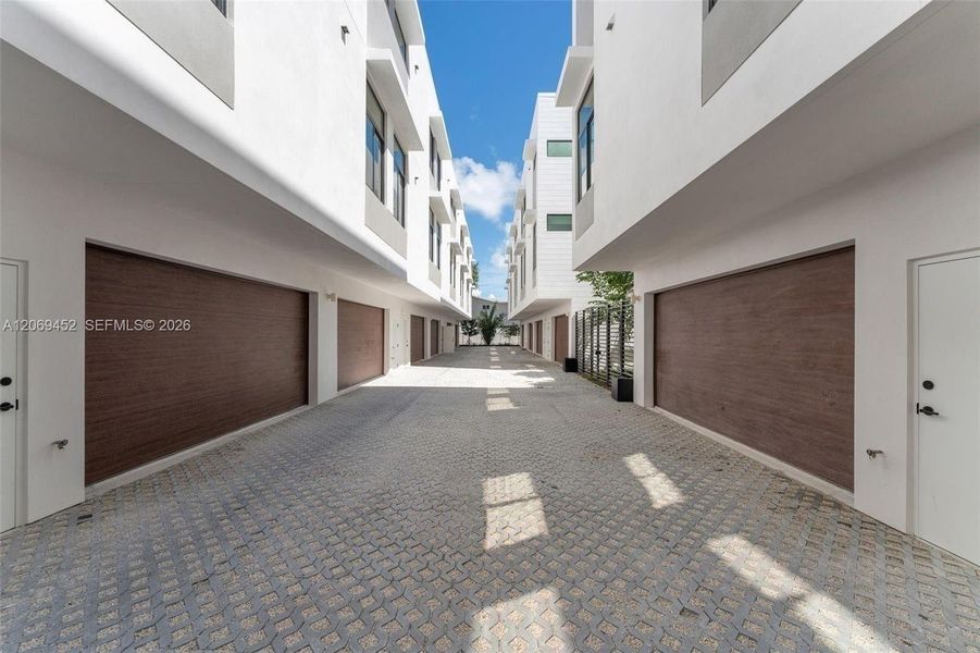Exterior details and patio area of a home in , Miami (Image 2). Exterior details and patio area of a home in , Miami (Image 2).