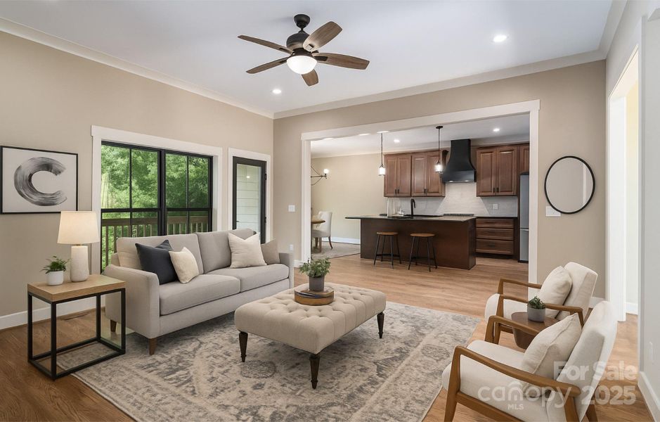 Furnished interior view inside a new home in , Maiden (Image 13).