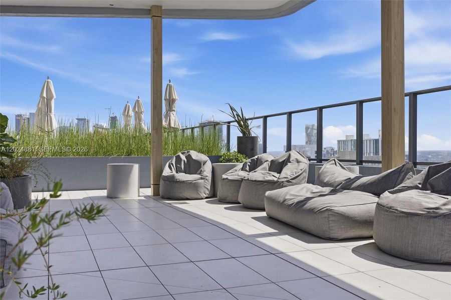 Exterior details and patio area of a home in , Miami (Image 27). Exterior details and patio area of a home in , Miami (Image 27).