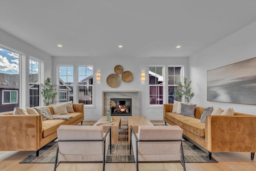 Furnished interior view inside a new home in , Louisville (Image 30).