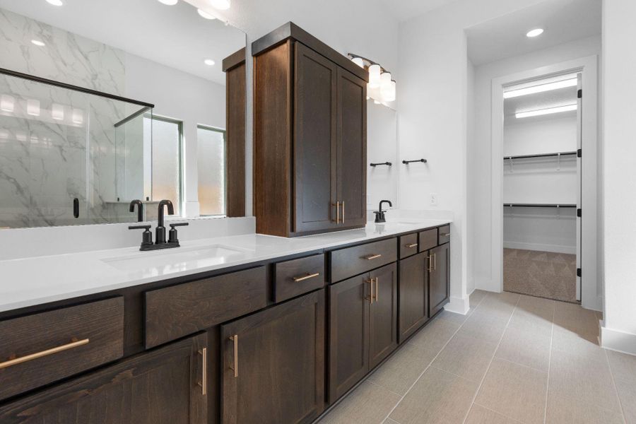 Primary Bath retreat with dual vanities