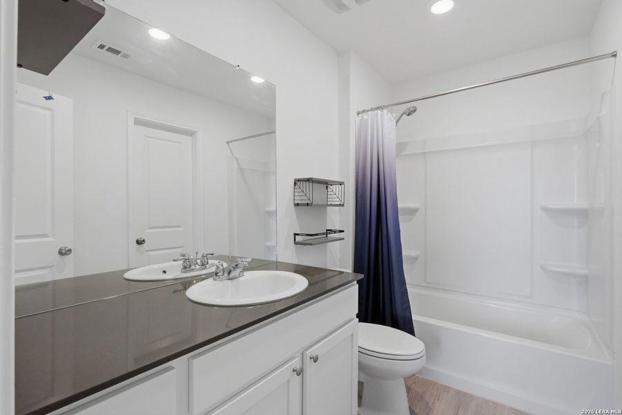 Furnished interior view inside a new home in Crescent Hills, San Antonio (Image 13). Furnished interior view inside a new home in Crescent Hills, San Antonio (Image 13).