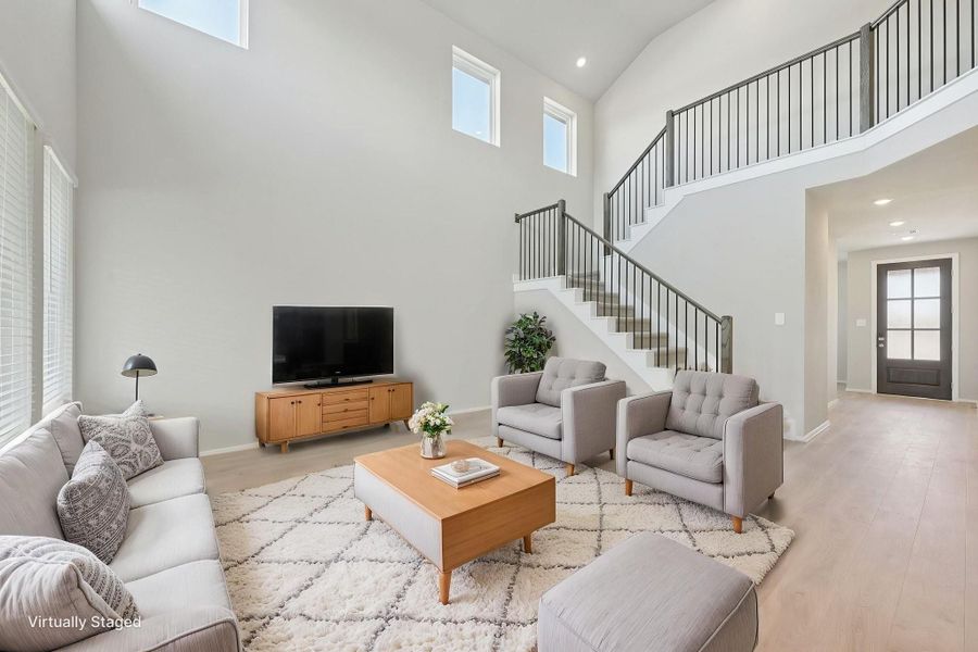 Furnished interior view inside a new home in Riviera Pines - Classic Series, Huffman (Image 19).