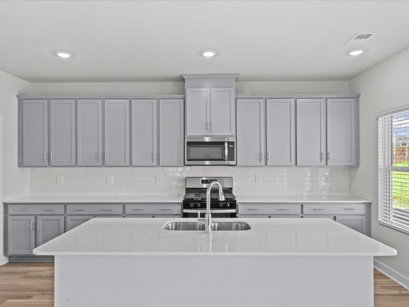 Furnished interior view inside a new home in Collier Ridge, Moore (Image 3).