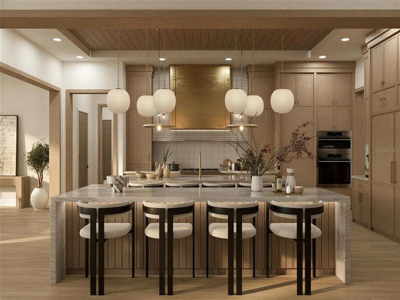 Furnished interior view inside a new home in Lake Sheen Sound, Orlando (Image 38).