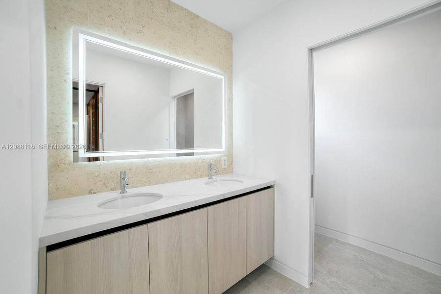 Furnished interior view inside a new home in , Miami (Image 16). Furnished interior view inside a new home in , Miami (Image 16).