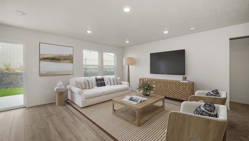 Representative furnished interior of a home built from the Sierra by D.R. Horton in Tara Vista, Gainesville (Image 6).