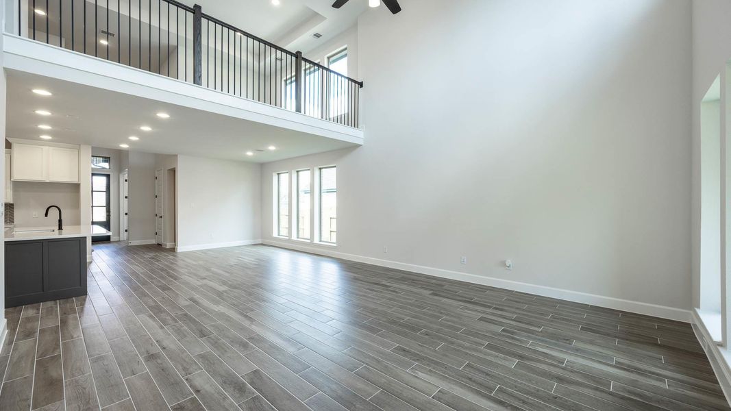 Spacious, unfurnished interior of a new home in Lariat 45', Liberty Hill (Image 14). Spacious, unfurnished interior of a new home in Lariat 45', Liberty Hill (Image 14).