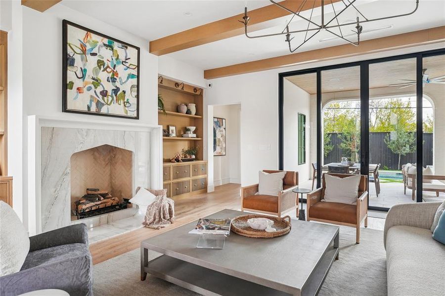 Furnished interior view inside a new home in , Dallas (Image 7).