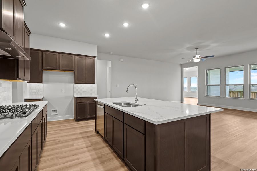 Furnished interior view inside a new home in Homestead 75', Schertz (Image 9). Furnished interior view inside a new home in Homestead 75', Schertz (Image 9).