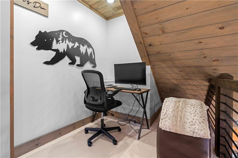 Furnished interior view inside a new home in , Cherry Log (Image 6).