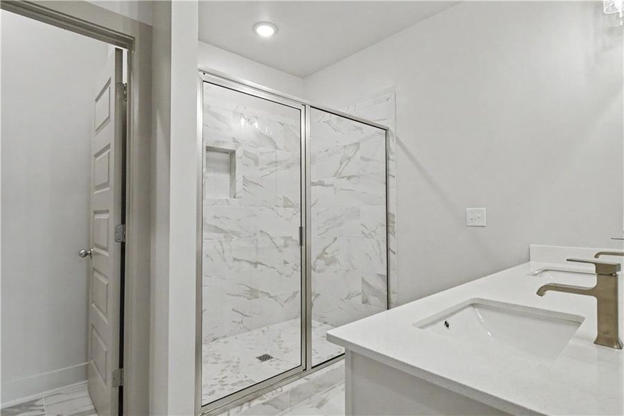 Furnished interior view inside a new home in , Norcross (Image 9).