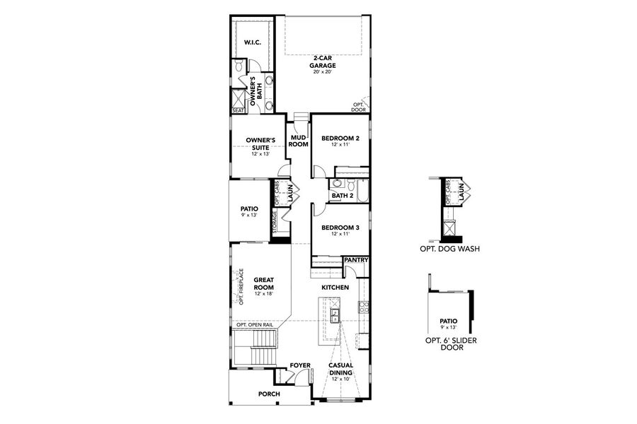 2D floor plan layout of this home in Dillon Pointe - City, Broomfield, CO (Image 4). 2D floor plan layout of this home in Dillon Pointe - City, Broomfield, CO (Image 4).