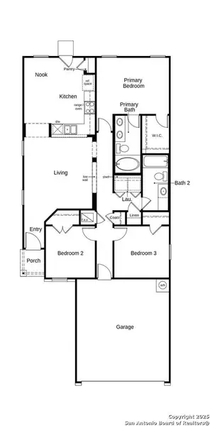 2D floor plan layout of this home in Medina Crossing, Von Ormy, TX (Image 2). 2D floor plan layout of this home in Medina Crossing, Von Ormy, TX (Image 2).