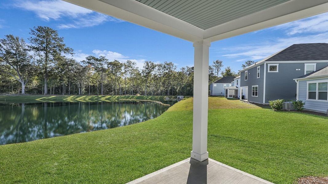 Exterior details and patio area of a home in Founders Corner, Summerville (Image 14).