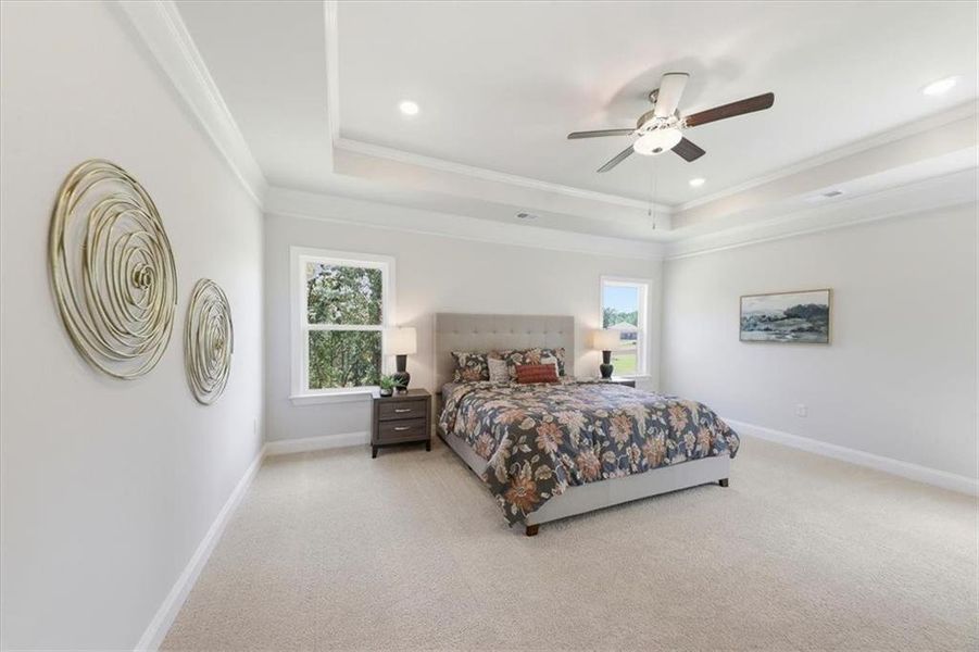 Furnished interior view inside a new home in Tuscany Hills, Douglasville (Image 8).