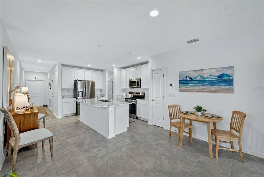 Furnished interior view inside a new home in Preserve at LPGA: Manor Collection, Daytona Beach (Image 12).