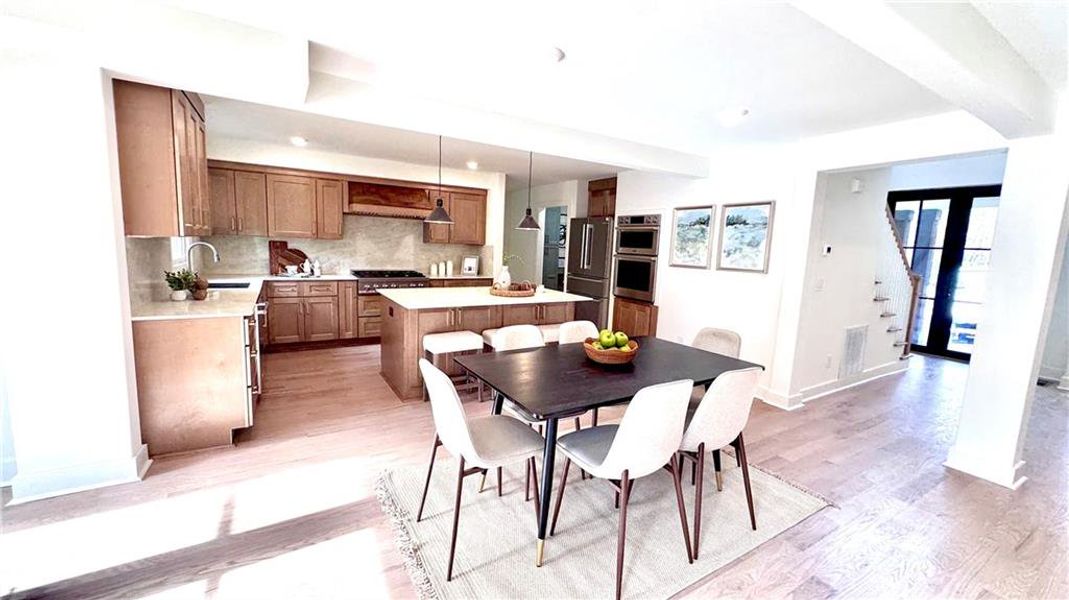 Furnished interior view inside a new home in , Roswell (Image 21).