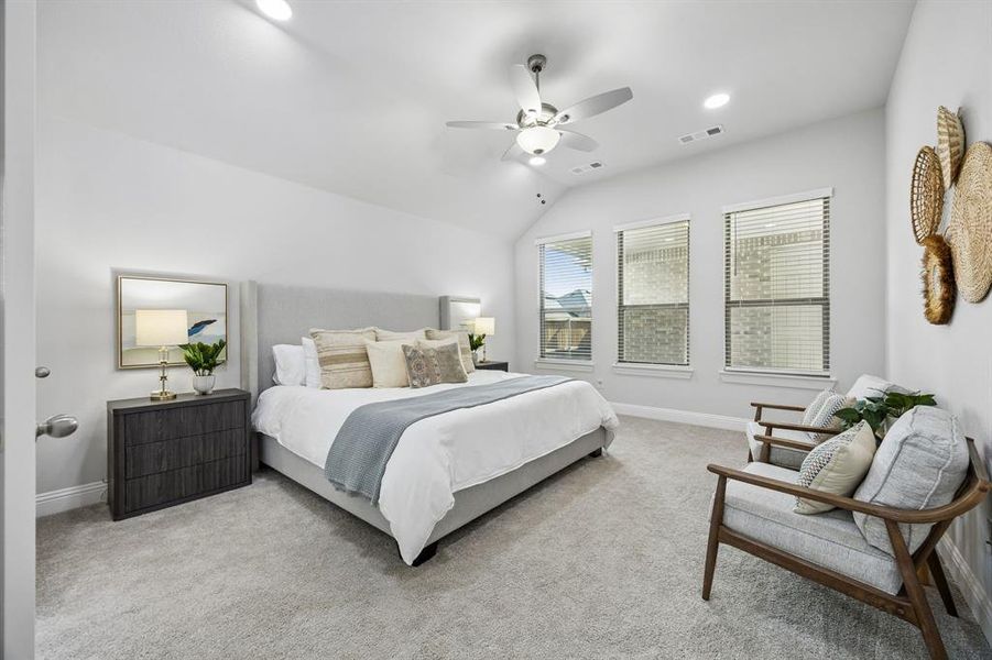 Furnished interior view inside a new home in Cambridge Crossing, Celina (Image 16).