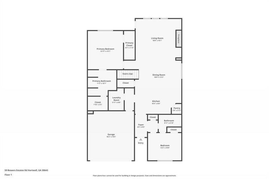 2D floor plan layout of this home in , Hartwell, GA (Image 27). 2D floor plan layout of this home in , Hartwell, GA (Image 27).