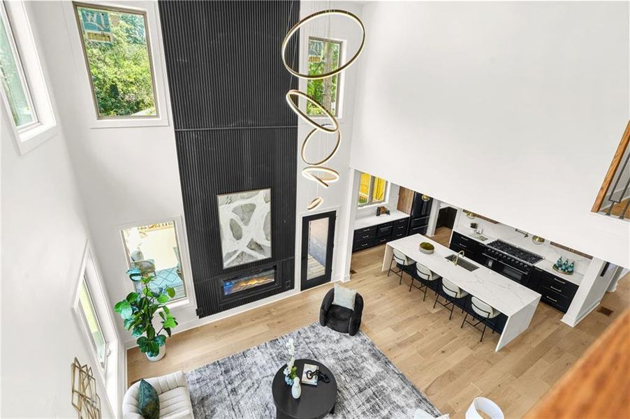 Furnished interior view inside a new home in , Atlanta (Image 52).