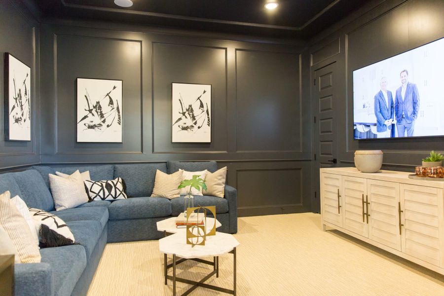 Representative furnished interior of a home built from the 6011 by Tradition Homes in Mustang Lakes, McKinney (Image 29).