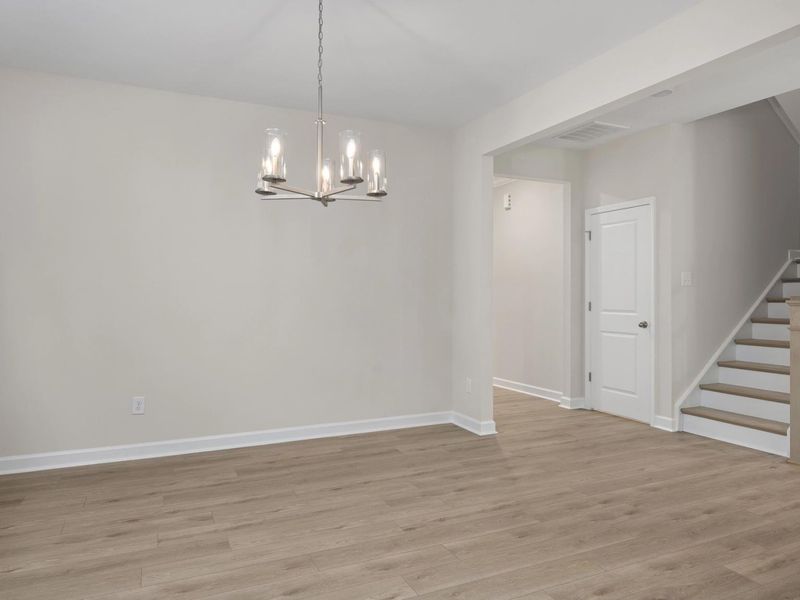Representative unfurnished interior of a home built from the The Beech B by Davidson Homes LLC in Enclave at Belmont, Belmont (Image 23). Representative unfurnished interior of a home built from the The Beech B by Davidson Homes LLC in Enclave at Belmont, Belmont (Image 23).