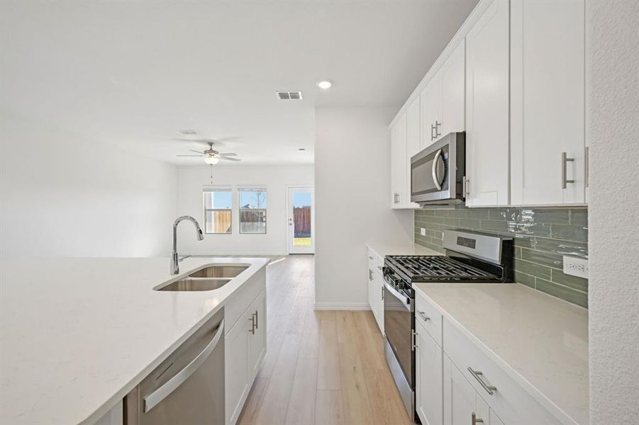 Furnished interior view inside a new home in Eastridge - Spring Series, McKinney (Image 7).