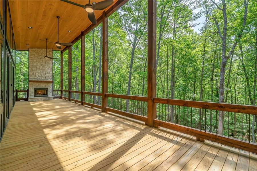 Exterior details and patio area of a home in , Morganton (Image 25).