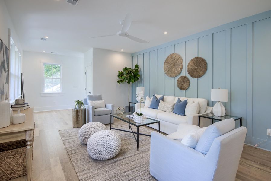 Furnished interior view inside a new home in , Mount Pleasant (Image 34).