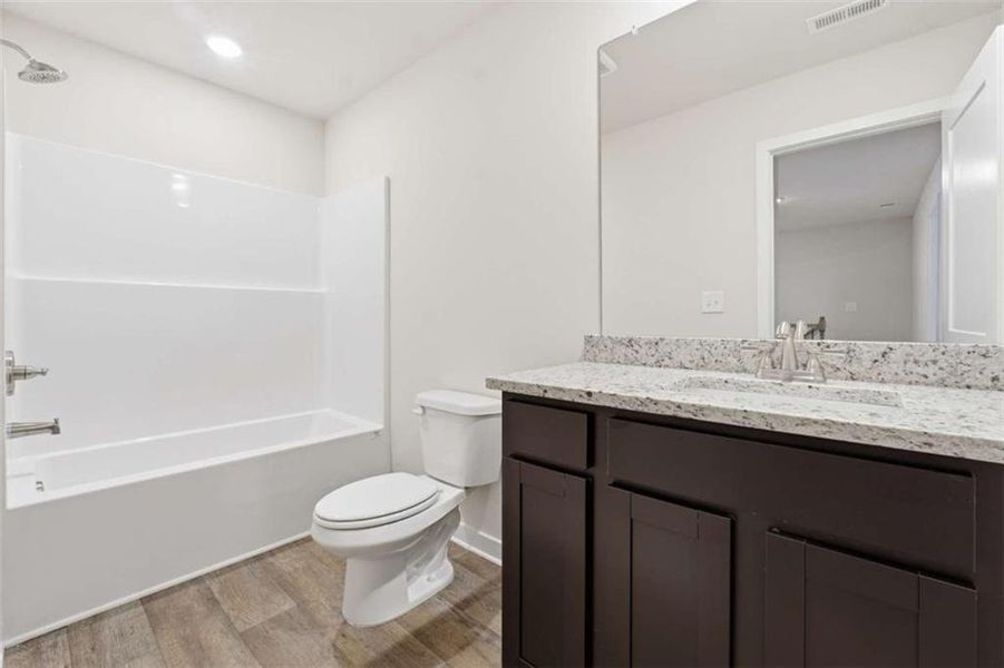 Furnished interior view inside a new home in The Enclave at Stonewall Station, Union City (Image 5).