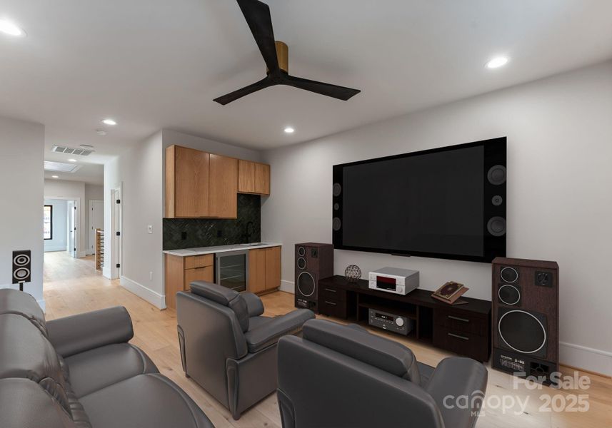 Furnished interior view inside a new home in , Charlotte (Image 15).