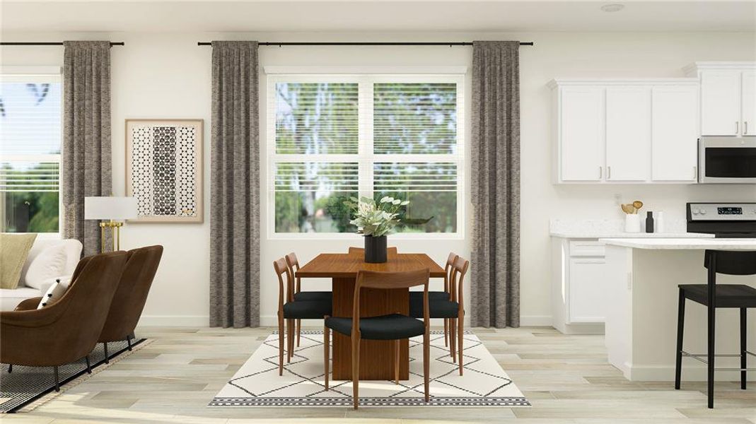 Furnished interior view inside a new home in Prosperity Lakes Active Adult: Active Adult Villas, Parrish (Image 4).